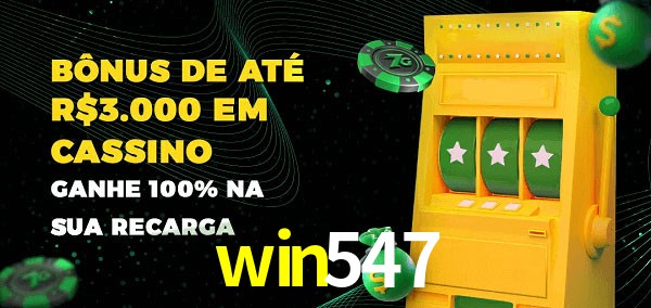 win547 melhor bônus de depósito