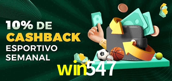 10% de bônus de cashback na win547